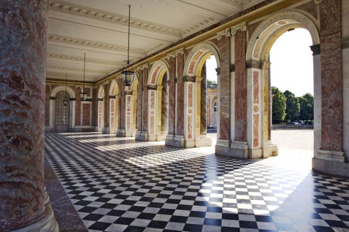 grand trianon, parc du chateau de versailles, 78, île de france