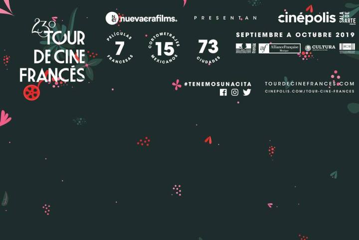 23º Tour de Cine Francés será entre septiembre y octubre de&nbsp;2019