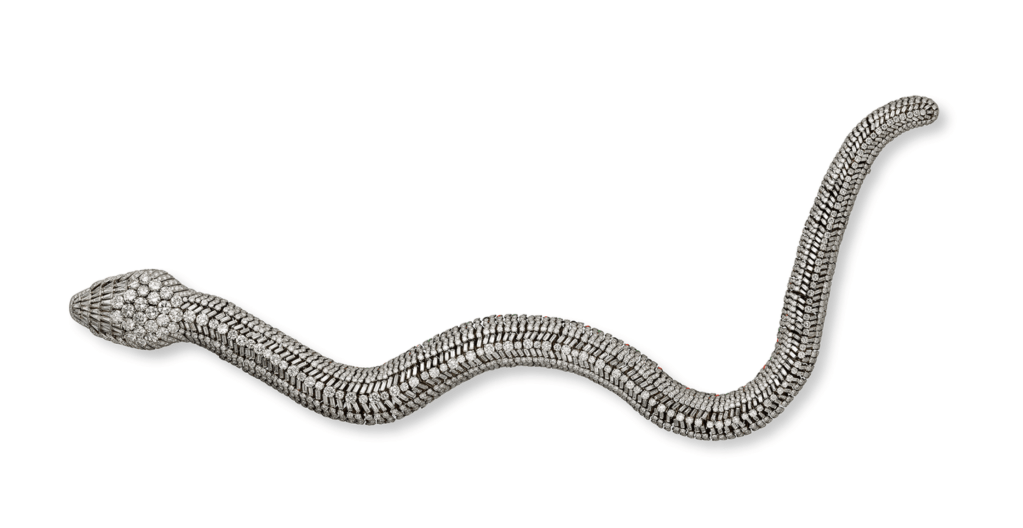 Collar Serpiente Cartier. Exposición Cartier Museo Jumex.