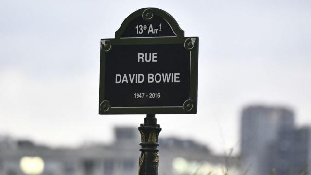 Calle David Bowie en París