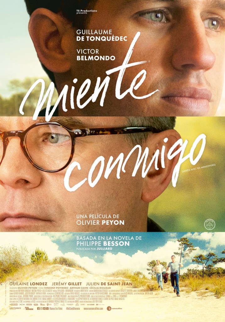 Póster de la película francesa 'Miente conmigo', con Victor Belmondo y Guillaume de Tonquédec